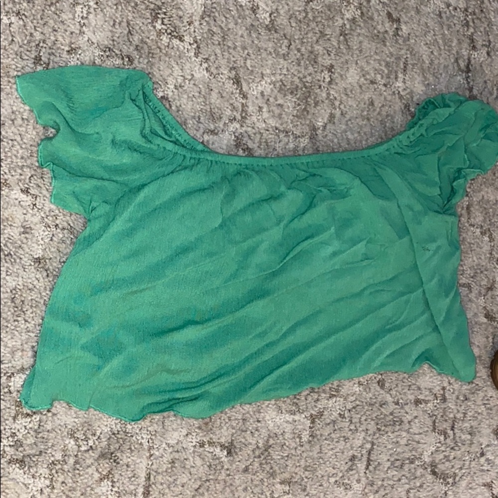 Off the shoulder crop top